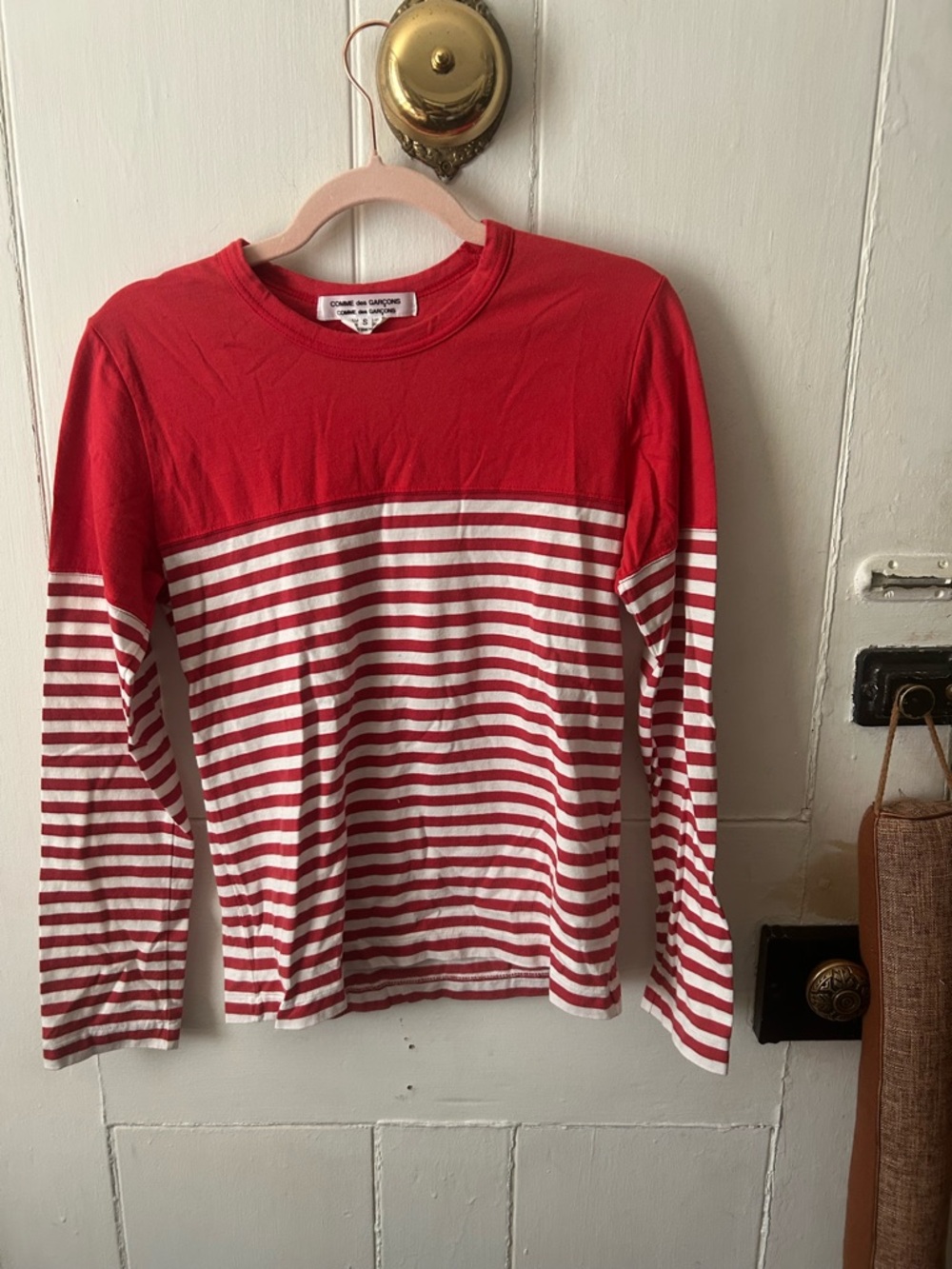 Comme des Garçons Red Crewneck T-Shirt